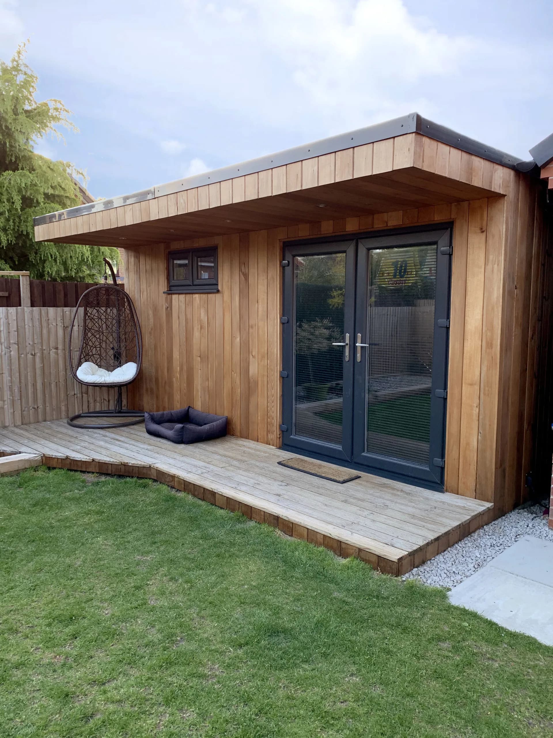 Nick garden office side view