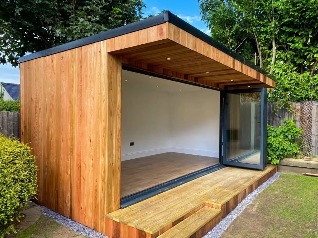Summer room bi-folds open view